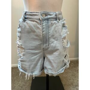 American Eagle Mom Shorts - light wash - size 16